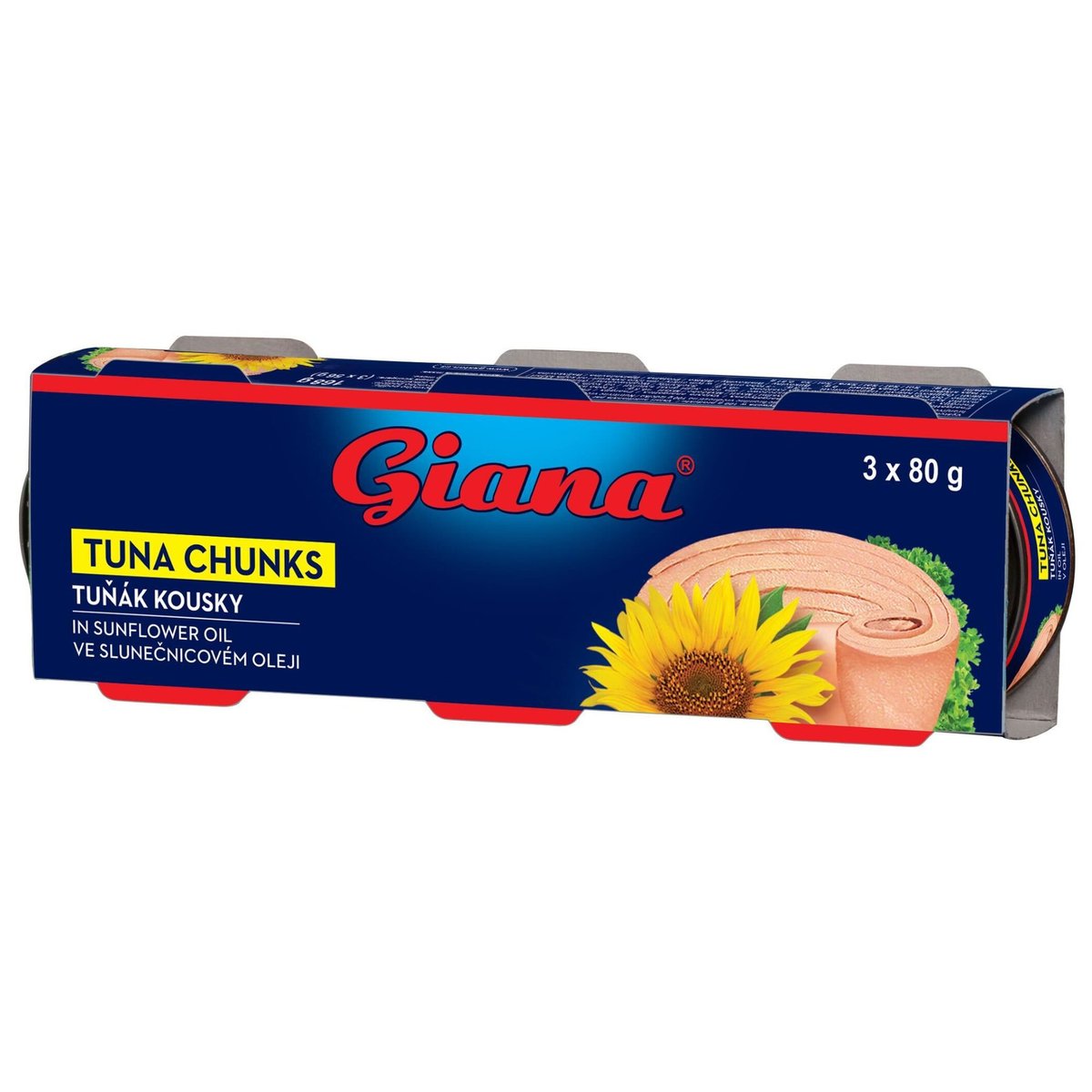 Giana Tuňák kousky ve slunečnicovém oleji Pack