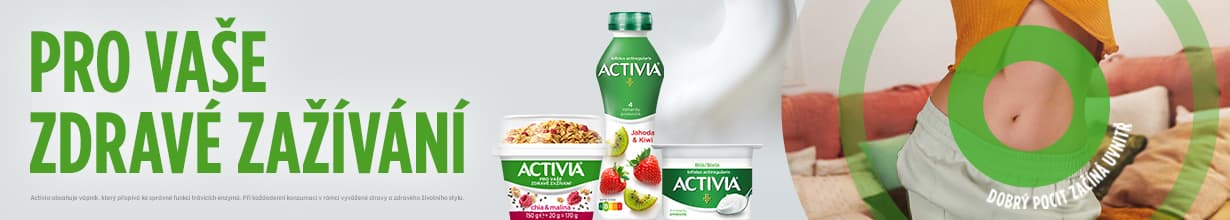 Vychutnejte si lahodnou Activia recepturu a podpořte svoje zažívání!